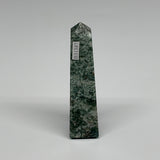 79.7g, 3.6"x0.9", Tree Agate Tower Obelisk Point Crystal @Brazil, B31387