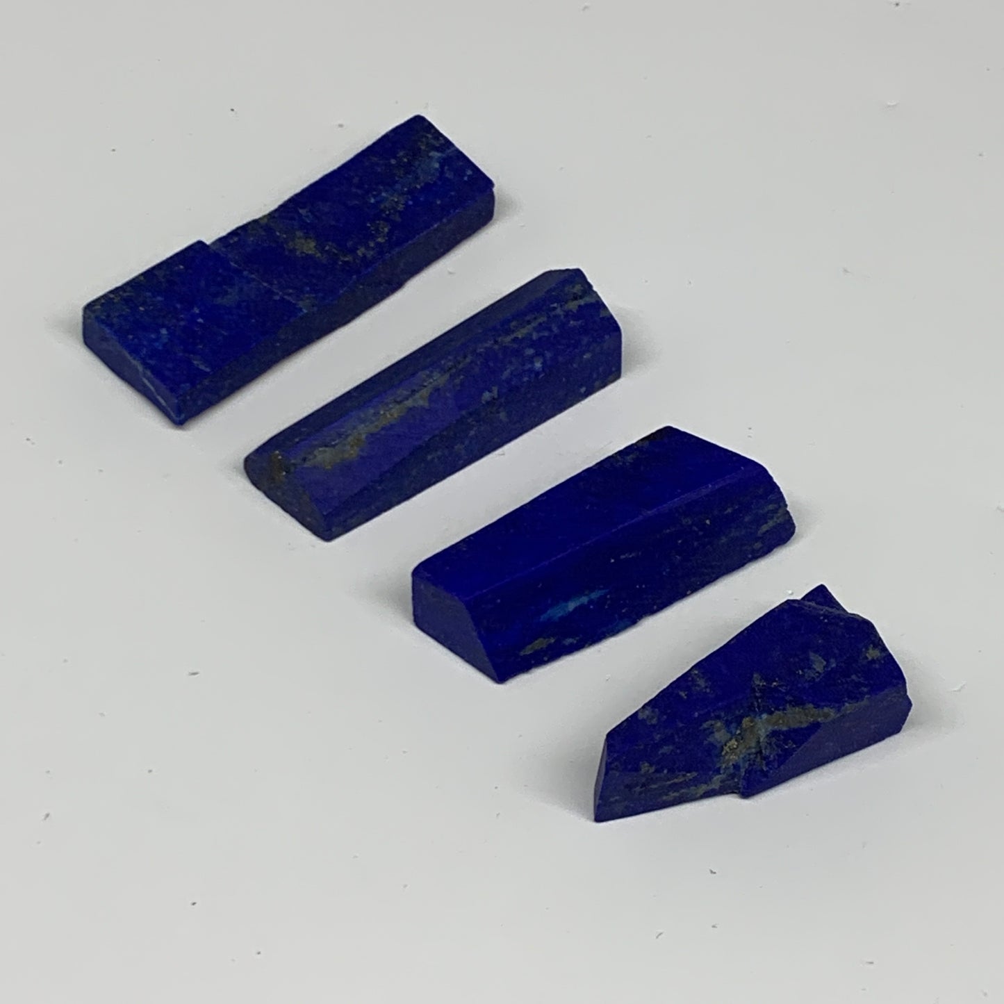 148.6g, 1.9"-2.9", 4pcs, High Grade Natural Rough Lapis Lazuli @Afghanistan,B326
