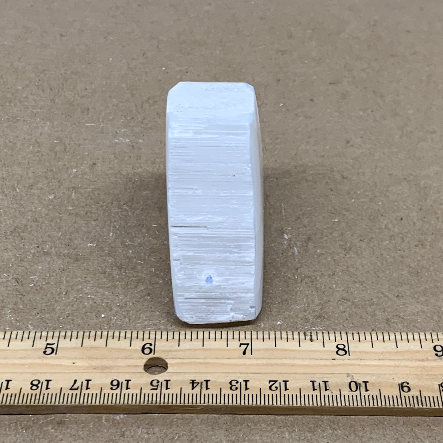 0.29 lbs, 2.6"x2"x1", Natural Clear Selenite Crystal Slab Gemstone, B36969