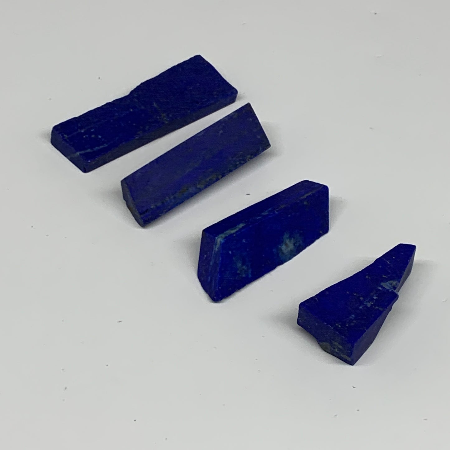 148.6g, 1.9"-2.9", 4pcs, High Grade Natural Rough Lapis Lazuli @Afghanistan,B326