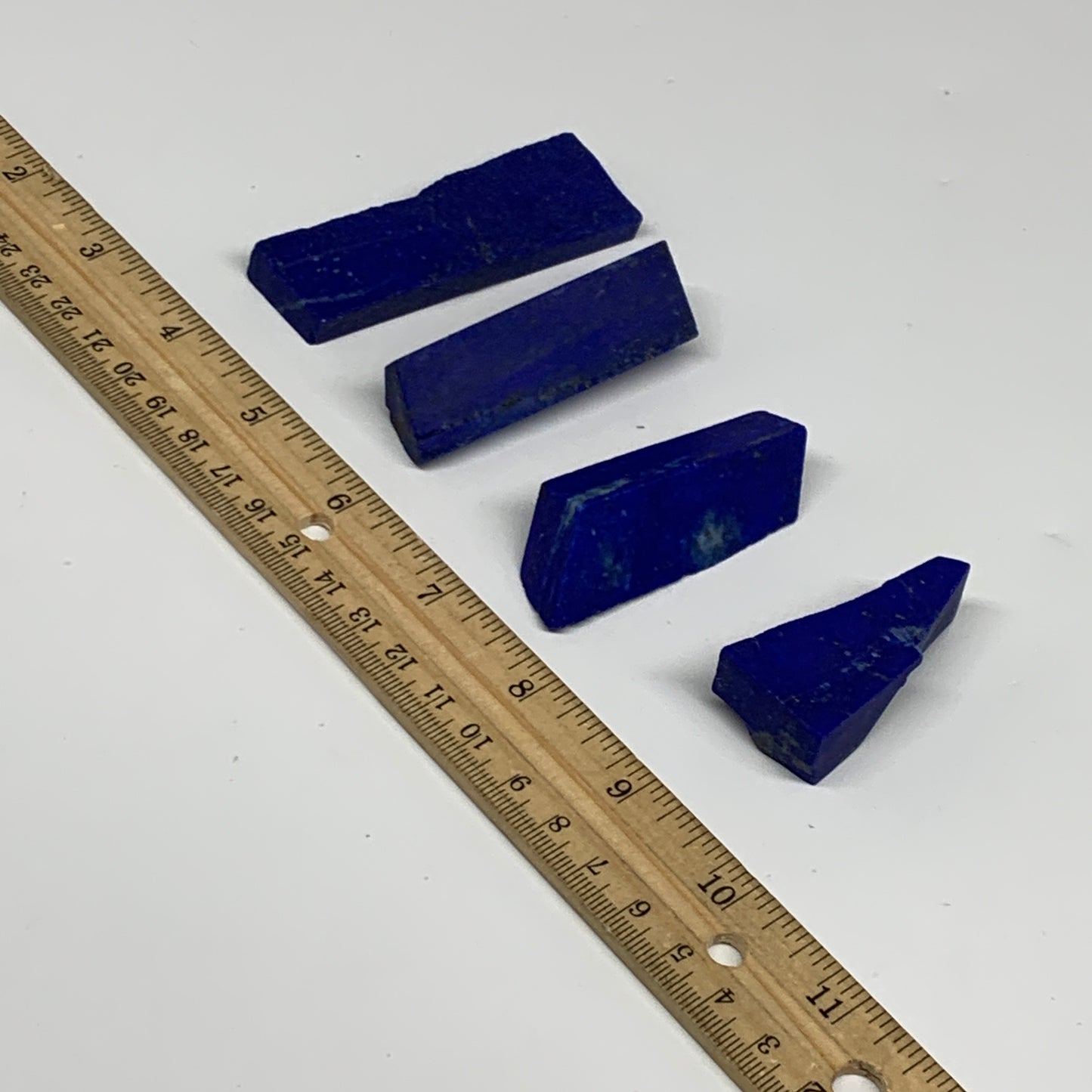 148.6g, 1.9"-2.9", 4pcs, High Grade Natural Rough Lapis Lazuli @Afghanistan,B326