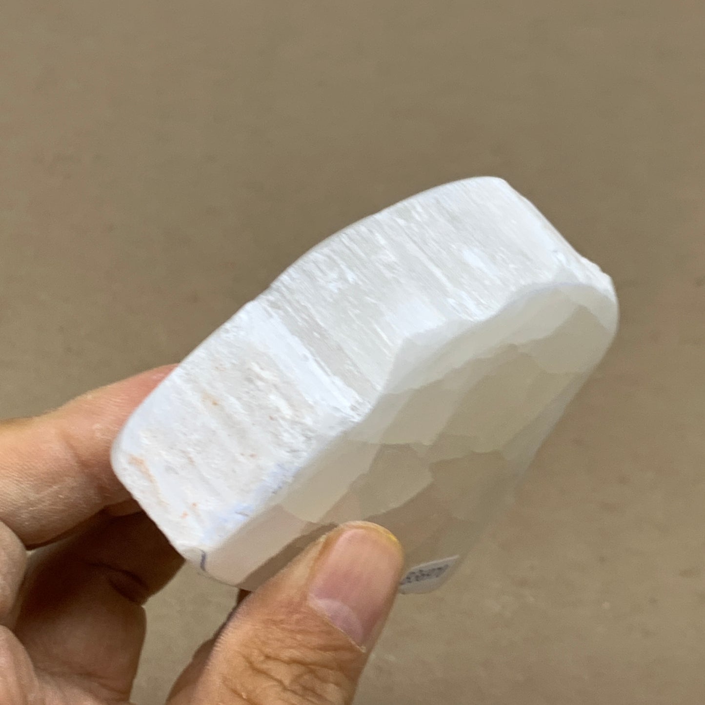 0.44 lbs, 3.3"x2.5"x1", Natural Clear Selenite Crystal Slab Gemstone, B36970