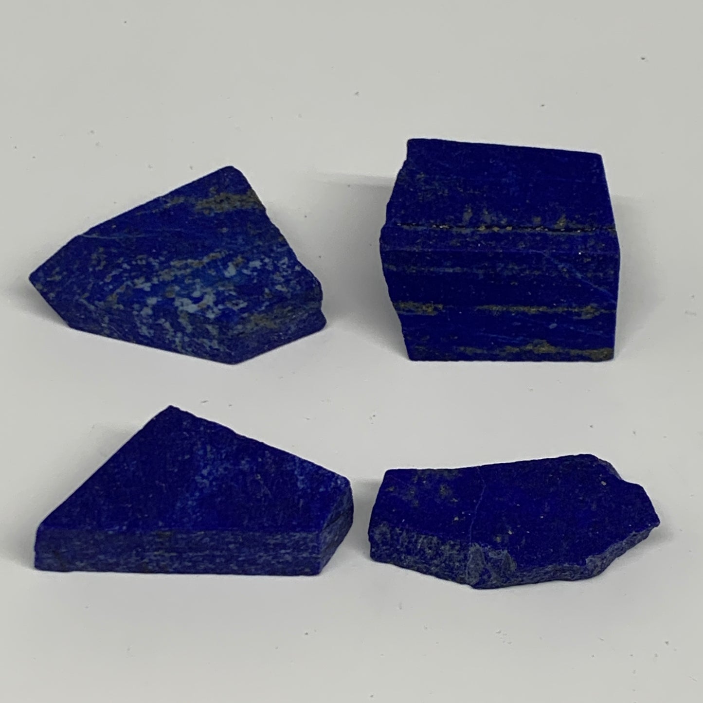 116g, 1.4"-1.6", 4pcs, High Grade Natural Rough Lapis Lazuli @Afghanistan,B32699