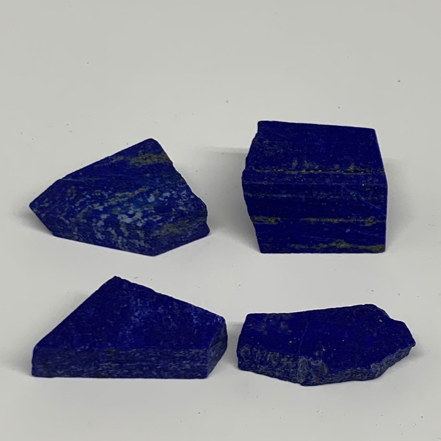 116g, 1.4"-1.6", 4pcs, High Grade Natural Rough Lapis Lazuli @Afghanistan,B32699