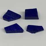 116g, 1.4"-1.6", 4pcs, High Grade Natural Rough Lapis Lazuli @Afghanistan,B32699