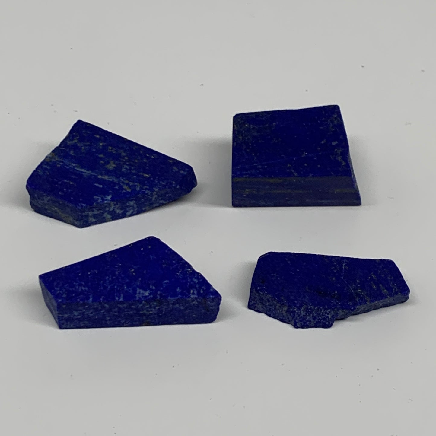 116g, 1.4"-1.6", 4pcs, High Grade Natural Rough Lapis Lazuli @Afghanistan,B32699