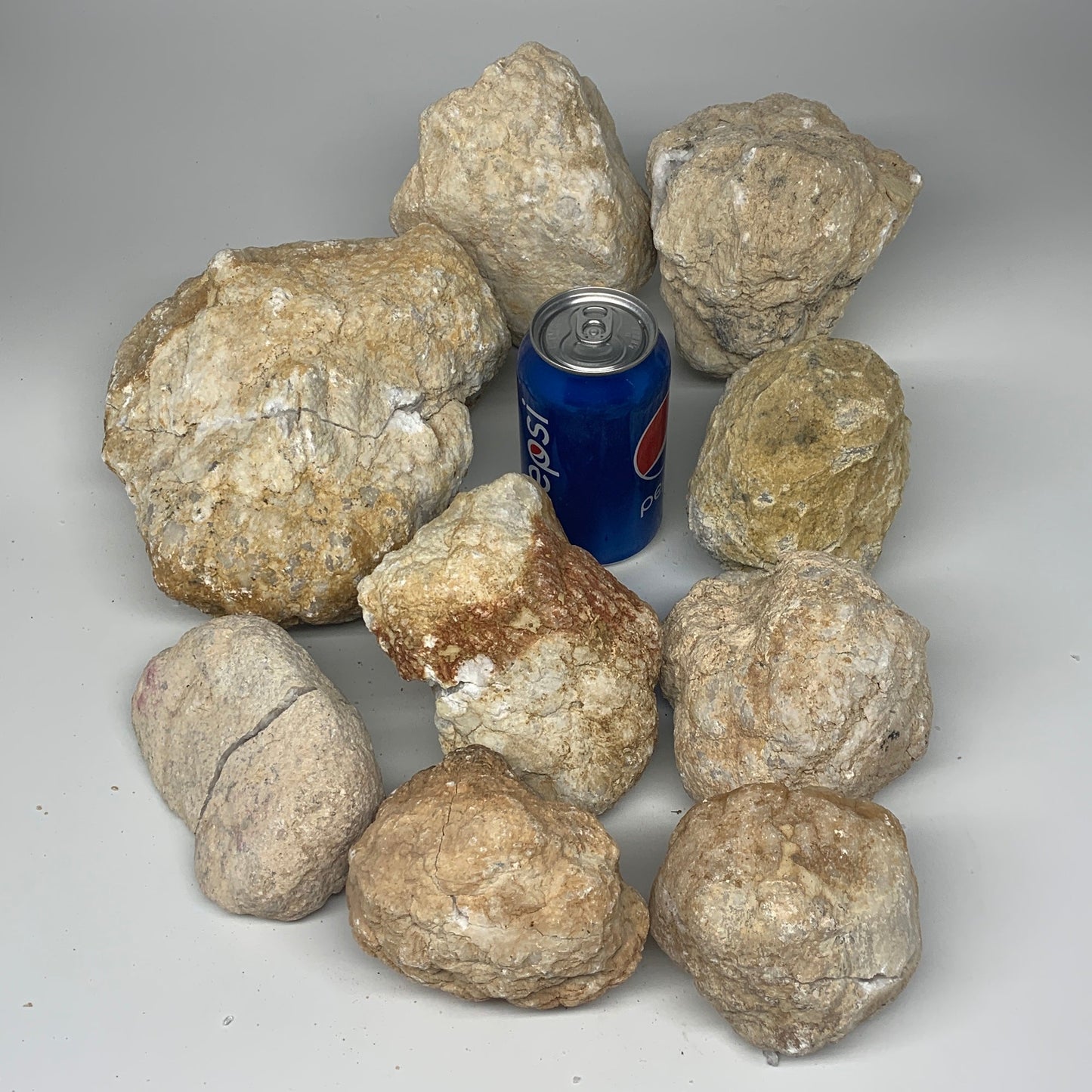 28 Lbs,4"-8.8", 9 Pairs, Natural Quartz Geodes @Morocco, Wholesale,B10641