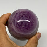 453.2g, 2.6"(65mm) Natural Fluorite Sphere Ball Gemstone Crystal, B29842