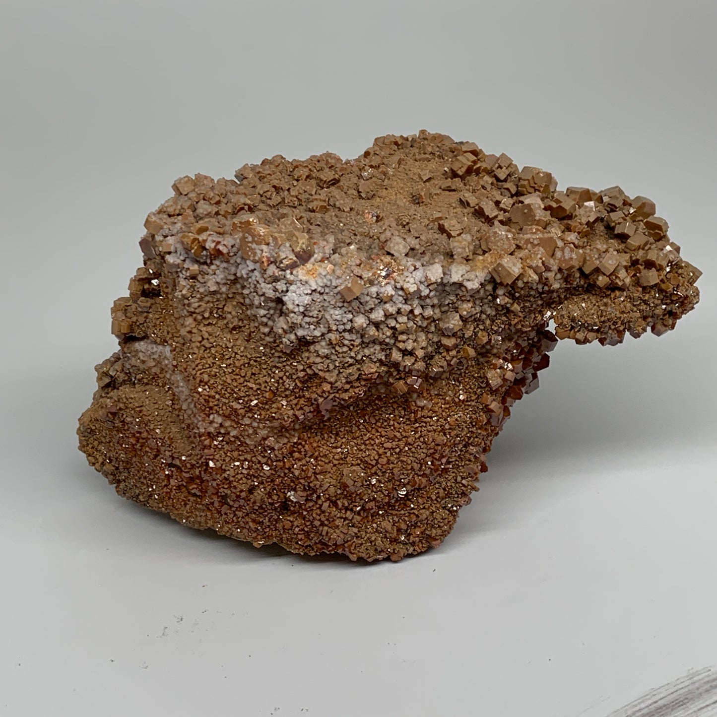 6.85 lbs, 5.7"x5.3"x4.8", Vanadinite Crystals Cluster Mineral Specimens, B33990