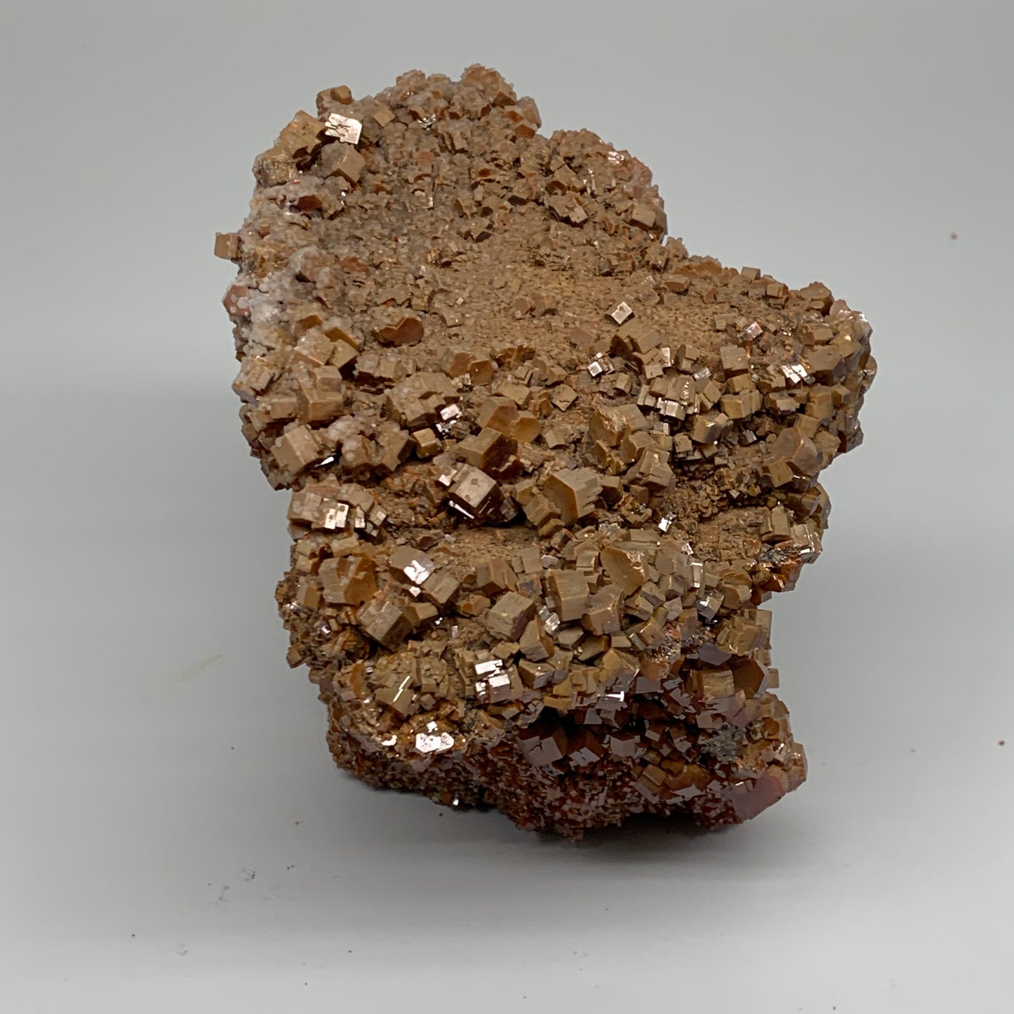 6.85 lbs, 5.7"x5.3"x4.8", Vanadinite Crystals Cluster Mineral Specimens, B33990