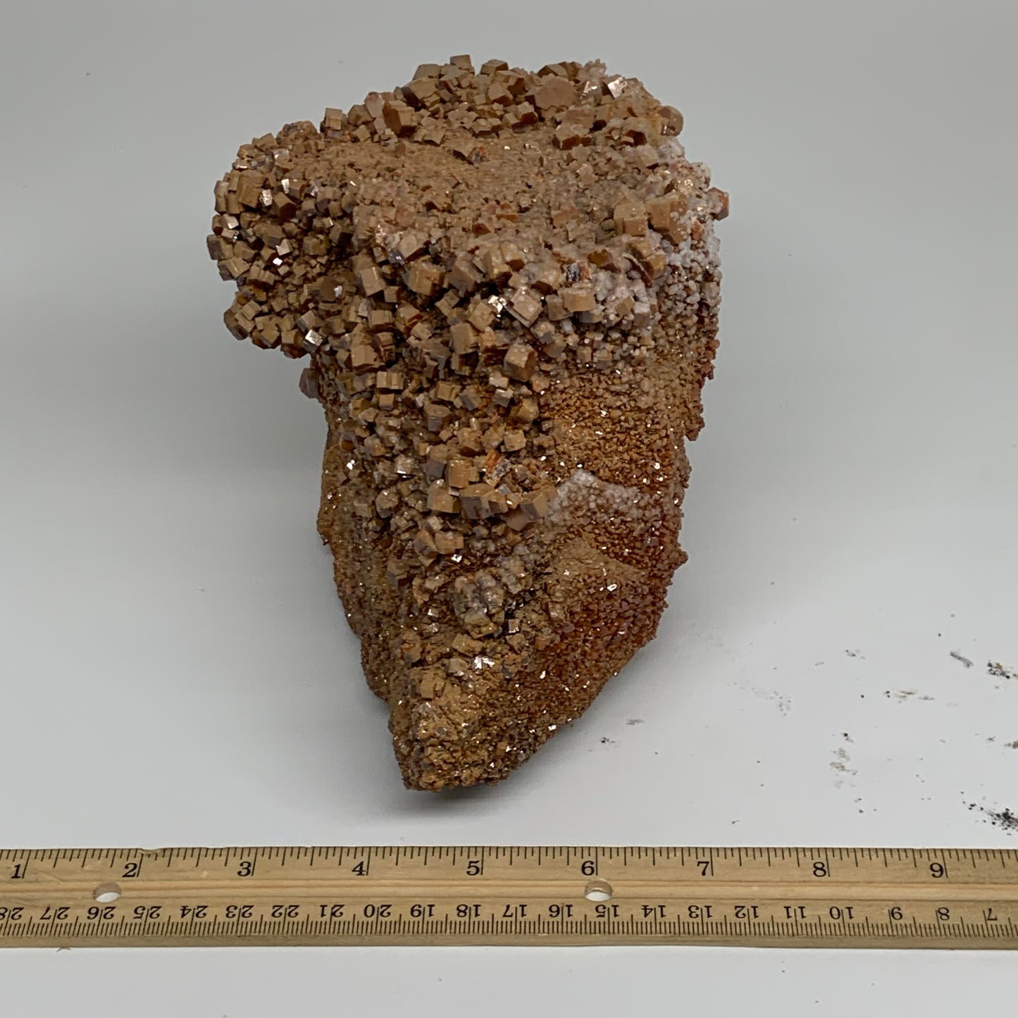 6.85 lbs, 5.7"x5.3"x4.8", Vanadinite Crystals Cluster Mineral Specimens, B33990