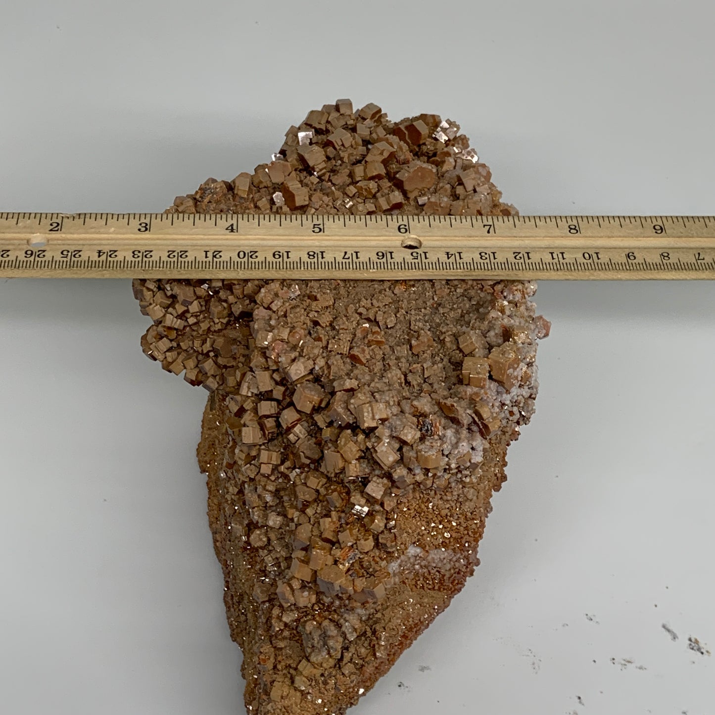 6.85 lbs, 5.7"x5.3"x4.8", Vanadinite Crystals Cluster Mineral Specimens, B33990