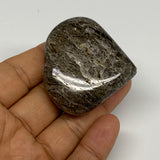 55.1g, 1.8"x2"x0.7", Natural Small Rutile Quartz Crystal Heart Reiki, B28307