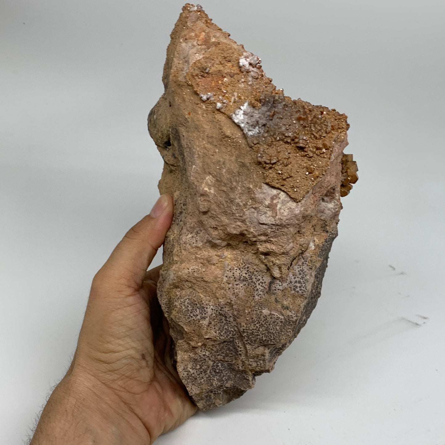 6.16 lbs, 9"x4.8"x3.7", Vanadinite Crystals Cluster Mineral Specimens, B33991