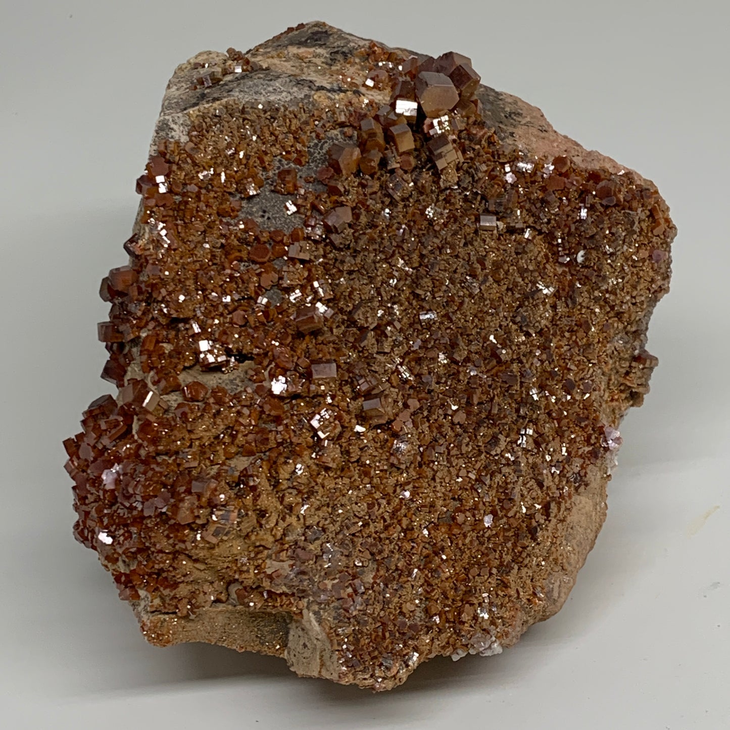 6.16 lbs, 9"x4.8"x3.7", Vanadinite Crystals Cluster Mineral Specimens, B33991