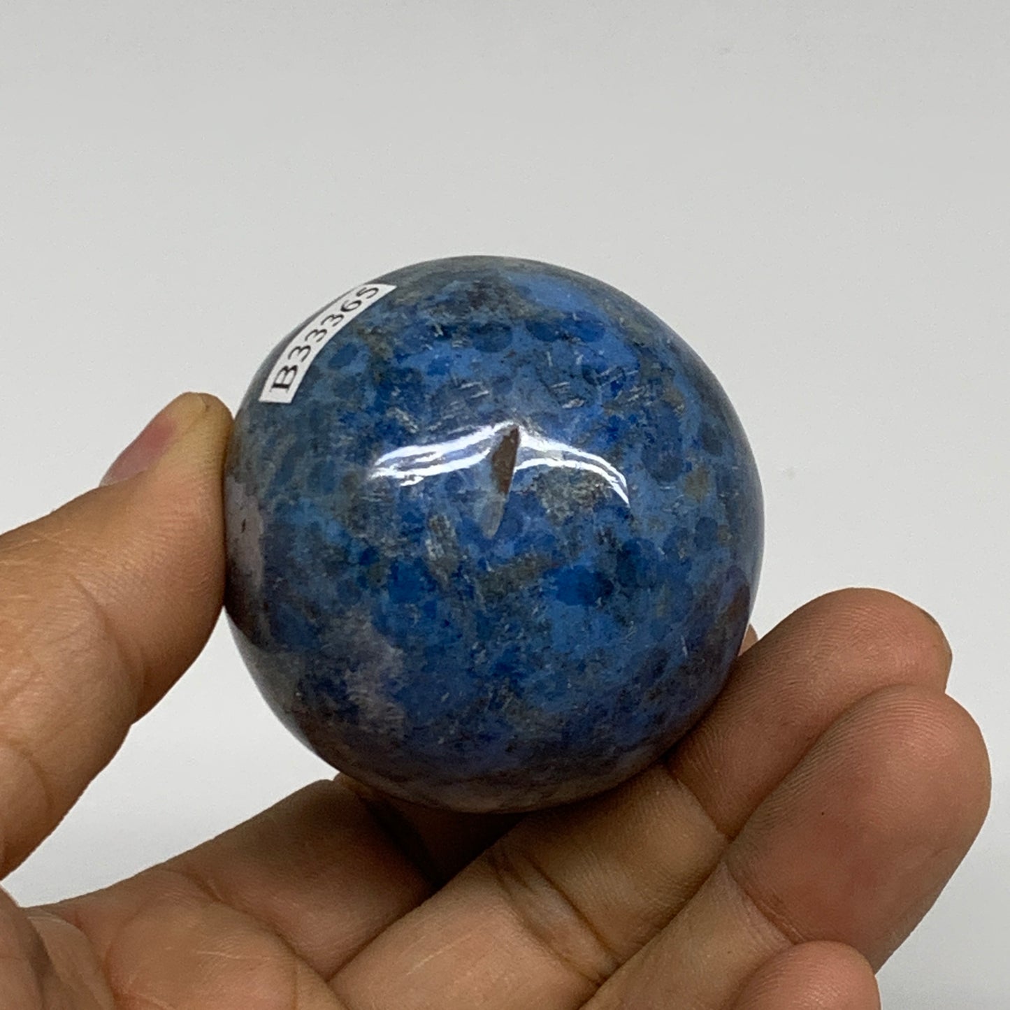195.6g, 2.3"x1.9", Natural Lapis Lazuli Egg Polished, Clearance, B33365