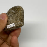 55.7g, 1.9"x2"x0.6", Natural Small Rutile Quartz Crystal Heart Reiki, B28308