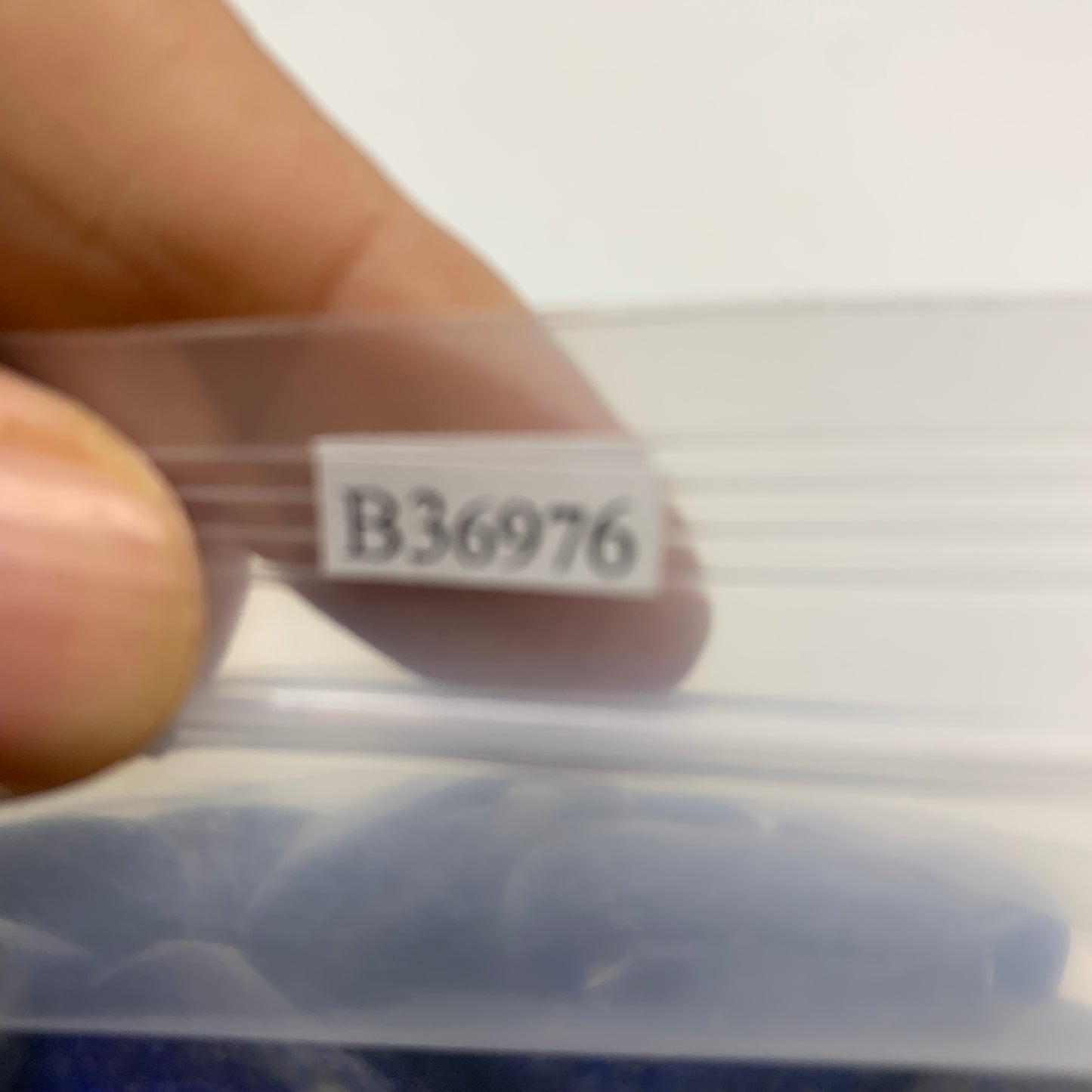 2.2 lb, 0.8"-1.3", 56 pcs, Lapis Lazuli Tumbled Stone Polished, B36976