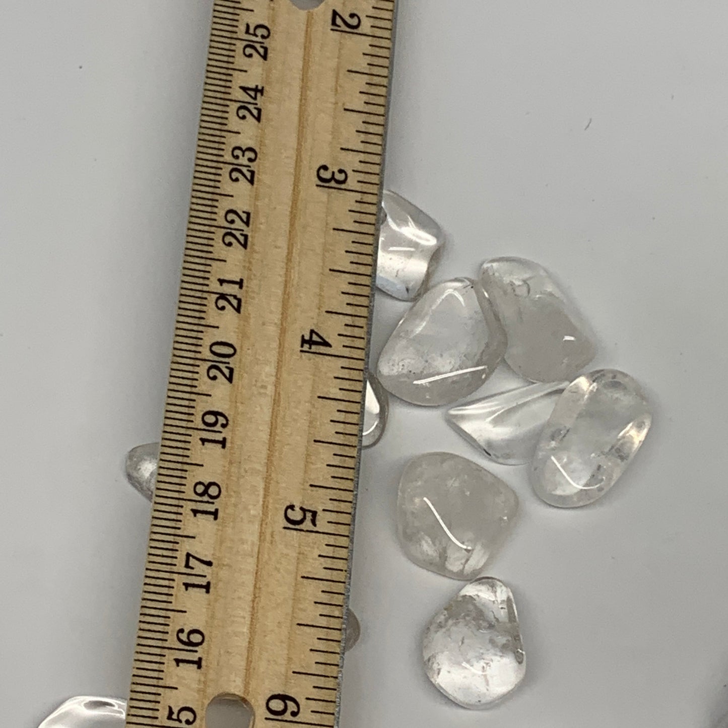 2.2 lbs, Natural Clear Quartz Gravel, Chips, Tumbled Crystal Stones,