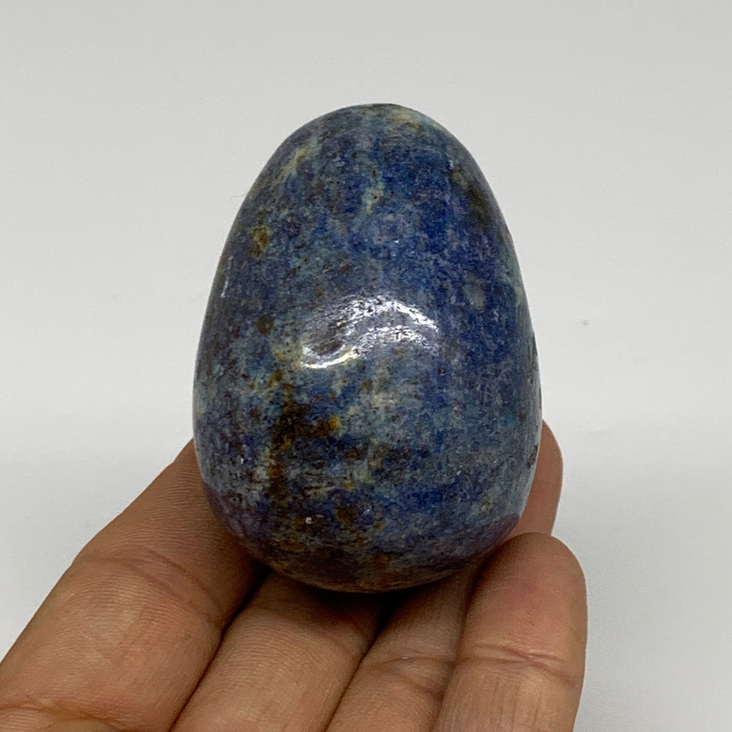 149.9g, 2.2"x1.7", Natural Lapis Lazuli Egg Polished, Clearance, B33369