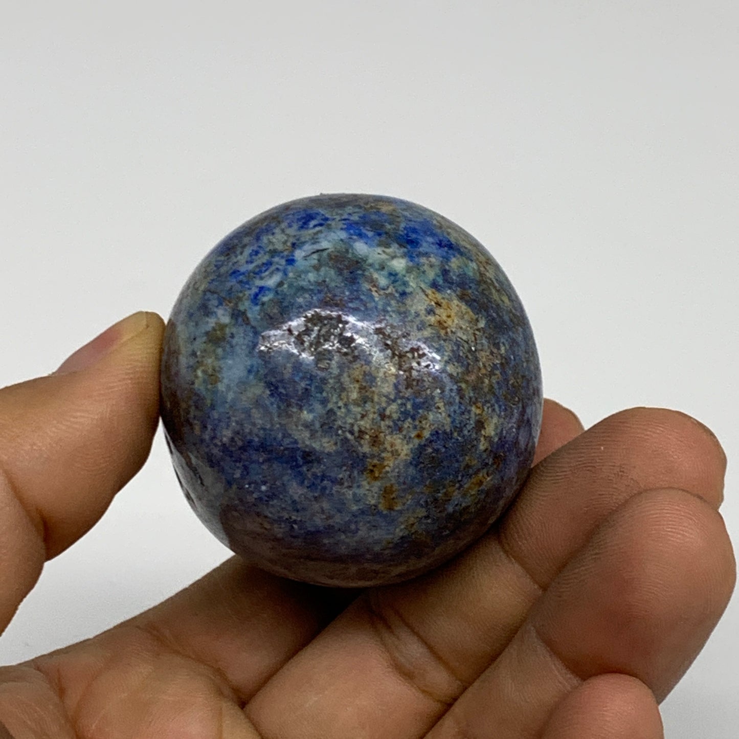 149.9g, 2.2"x1.7", Natural Lapis Lazuli Egg Polished, Clearance, B33369