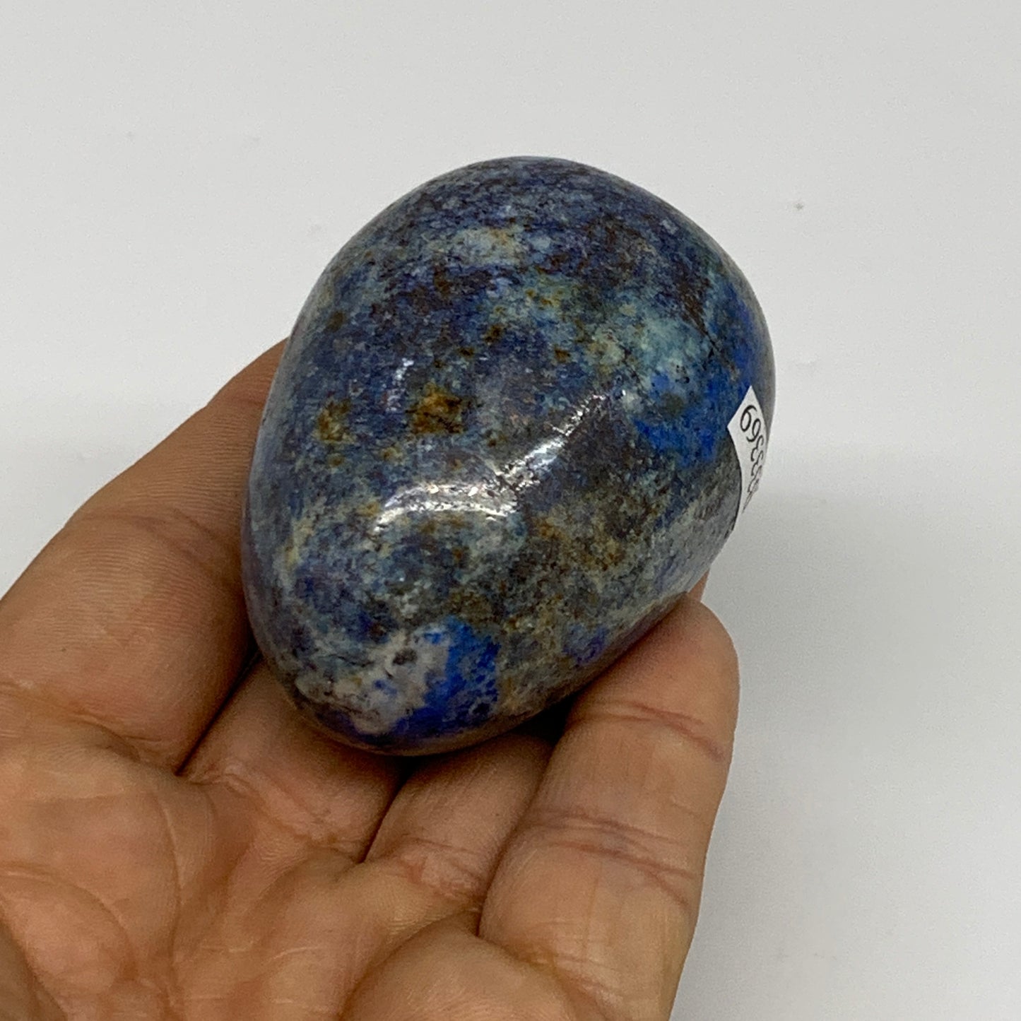 149.9g, 2.2"x1.7", Natural Lapis Lazuli Egg Polished, Clearance, B33369