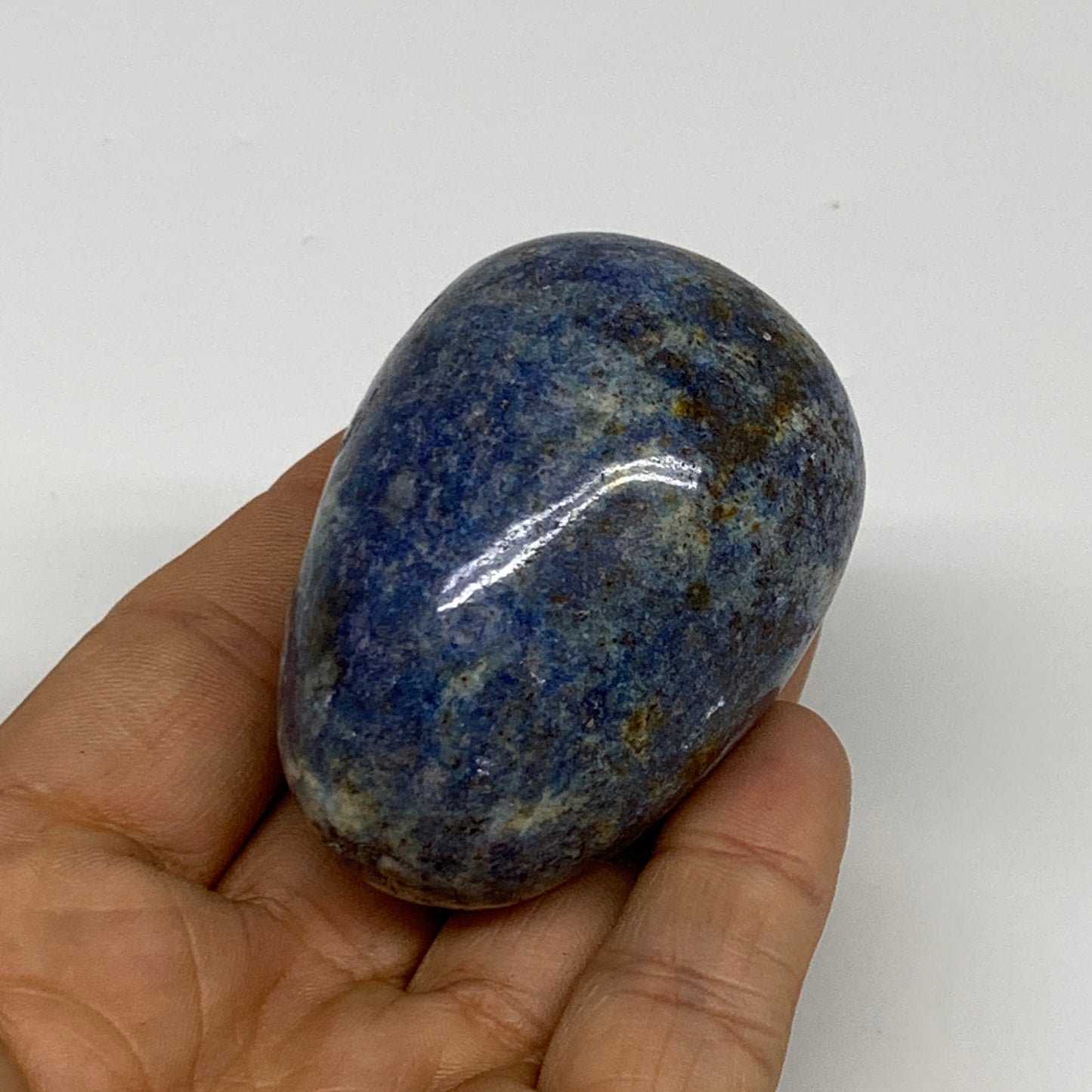 149.9g, 2.2"x1.7", Natural Lapis Lazuli Egg Polished, Clearance, B33369