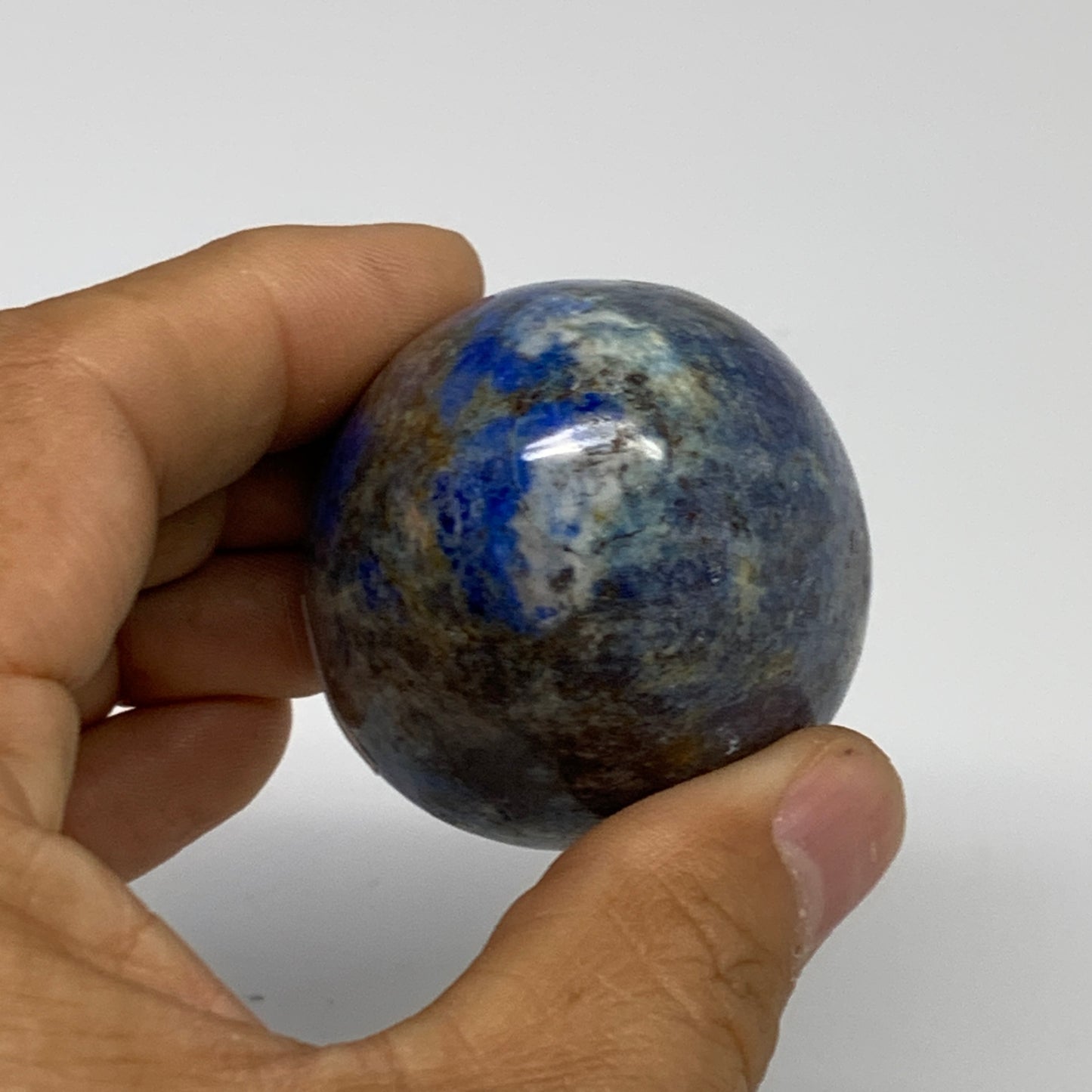 149.9g, 2.2"x1.7", Natural Lapis Lazuli Egg Polished, Clearance, B33369