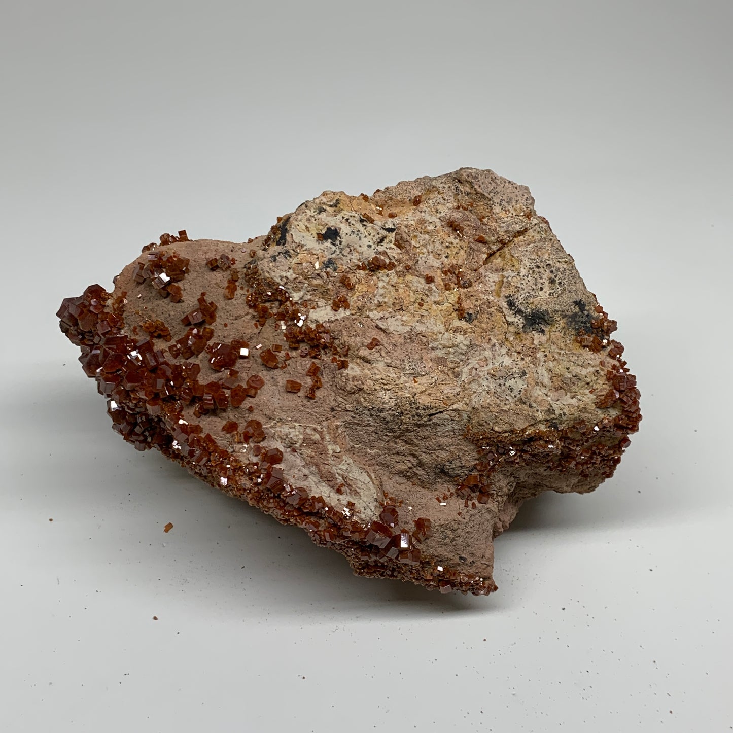 6.16 lbs, 7.2"x4.8"x4.8", Vanadinite Crystals Cluster Mineral Specimens, B33994
