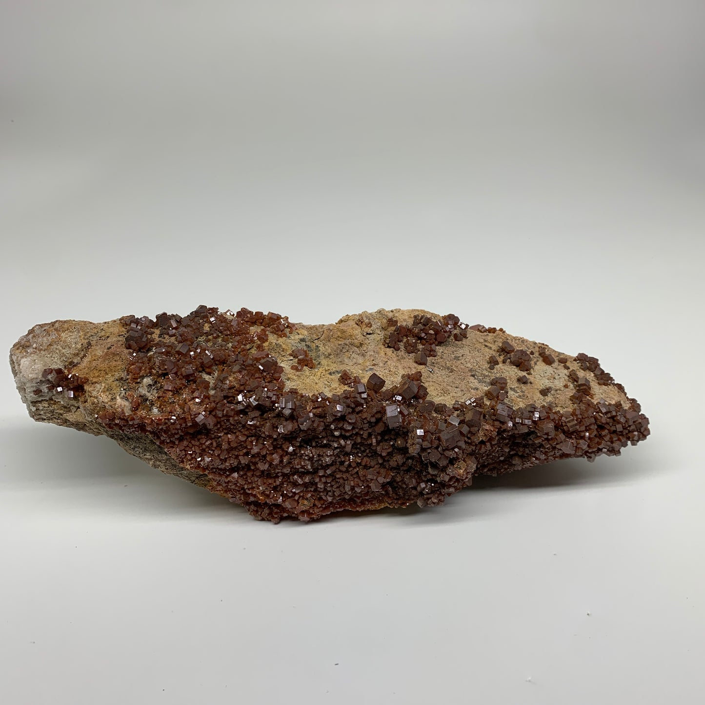 6.37 lbs, 11.9"x3.2"x3.2", Vanadinite Crystals Cluster Mineral Specimens, B33995