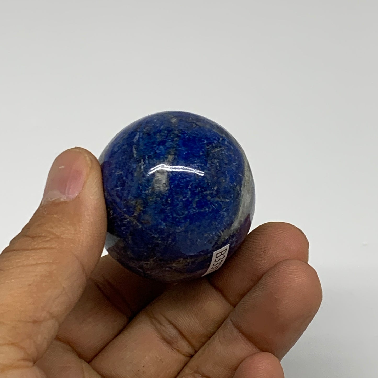 124.5g, 2.1"x1.5", Natural Lapis Lazuli Egg Polished, Clearance, B33371