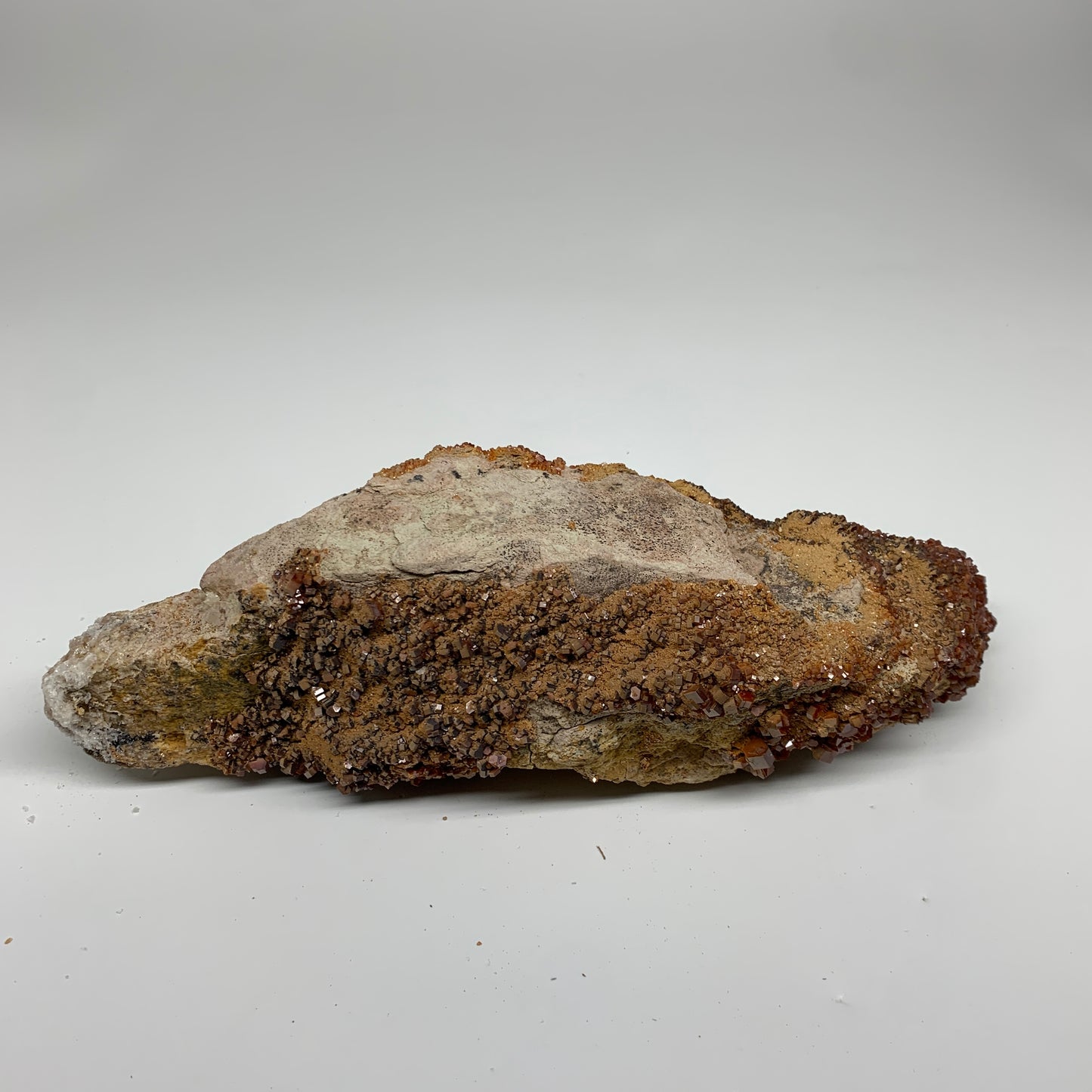 6.37 lbs, 11.9"x3.2"x3.2", Vanadinite Crystals Cluster Mineral Specimens, B33995