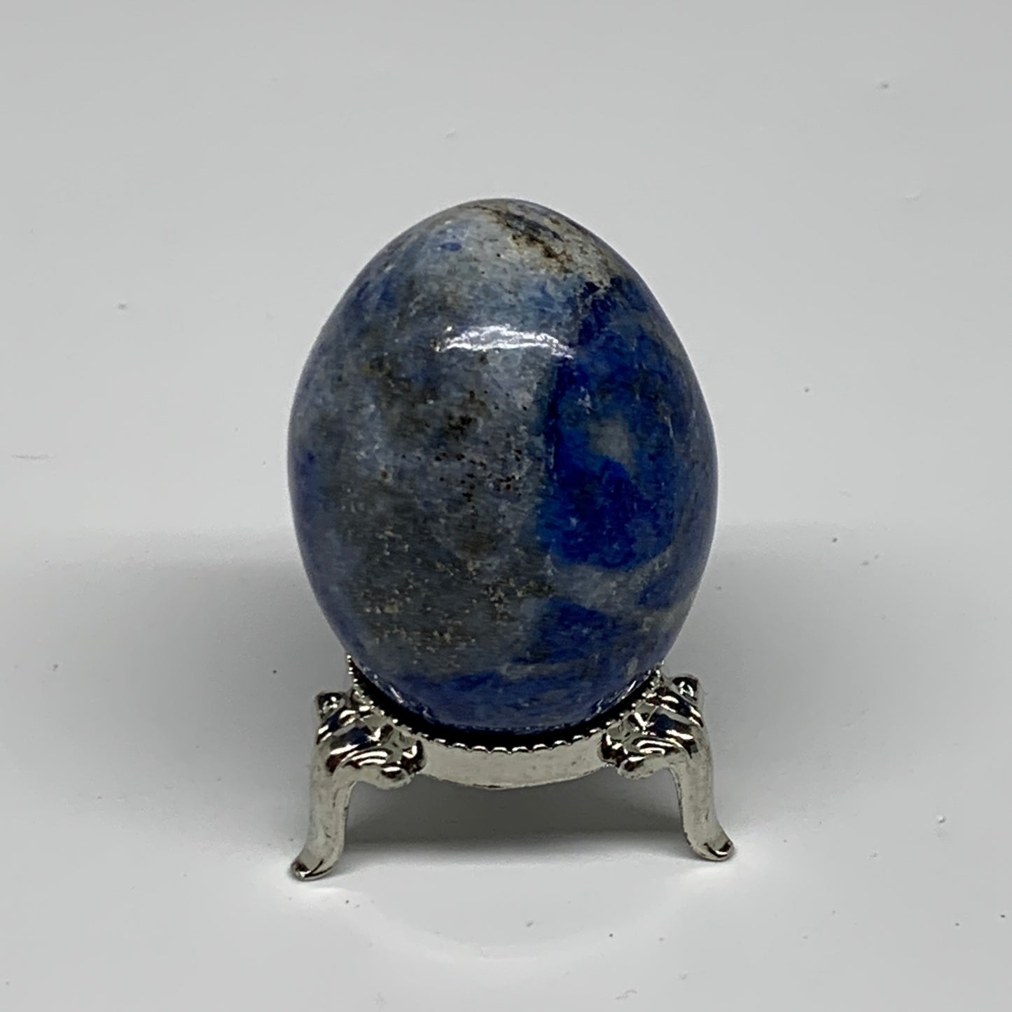 124.5g, 2.1"x1.5", Natural Lapis Lazuli Egg Polished, Clearance, B33371