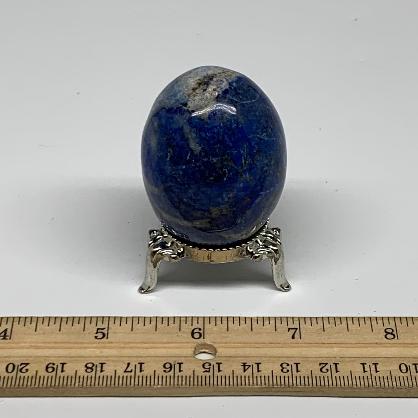 124.5g, 2.1"x1.5", Natural Lapis Lazuli Egg Polished, Clearance, B33371