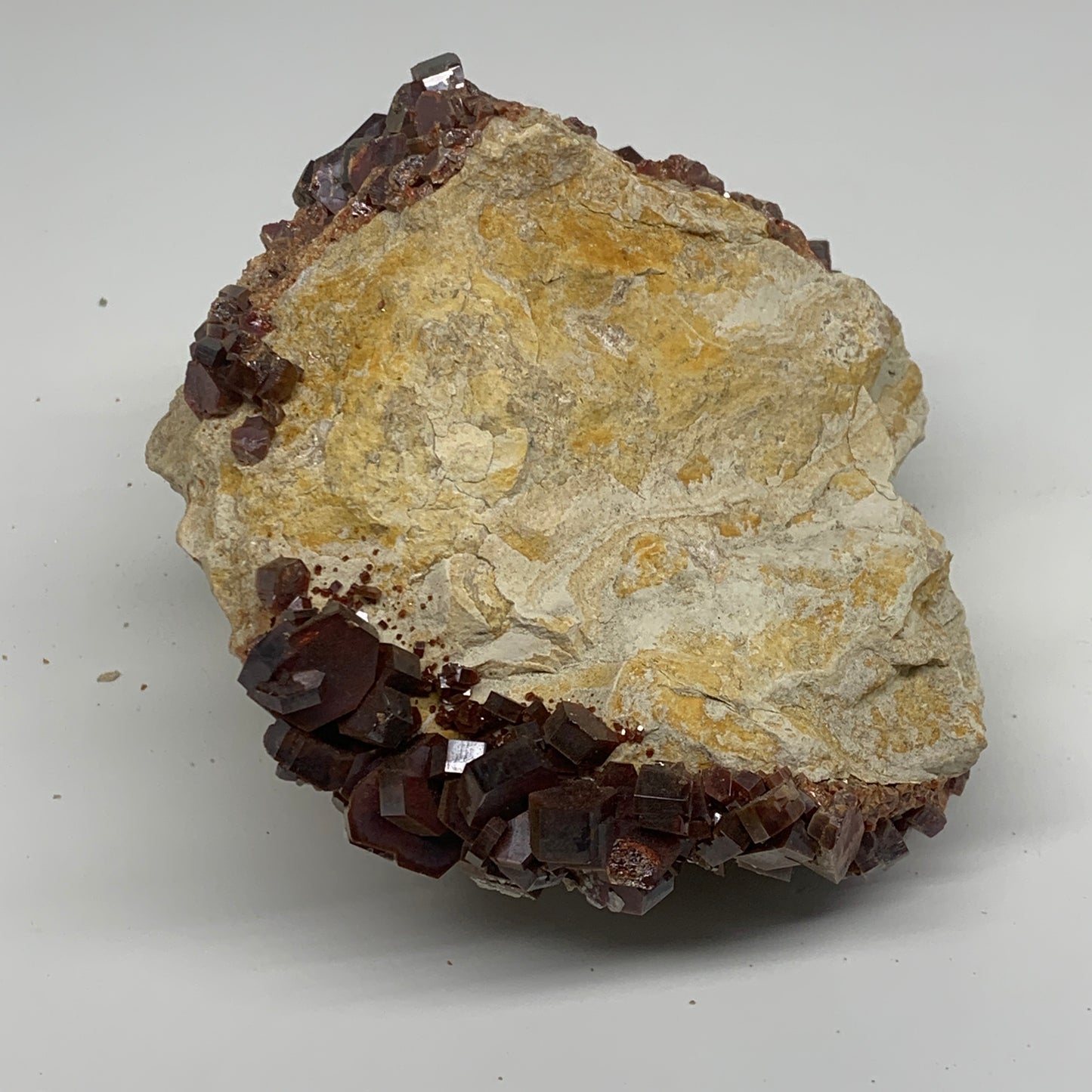 3.56 lbs, 5.2"x4"x3.1", Vanadinite Crystals Cluster Mineral Specimens, B33996