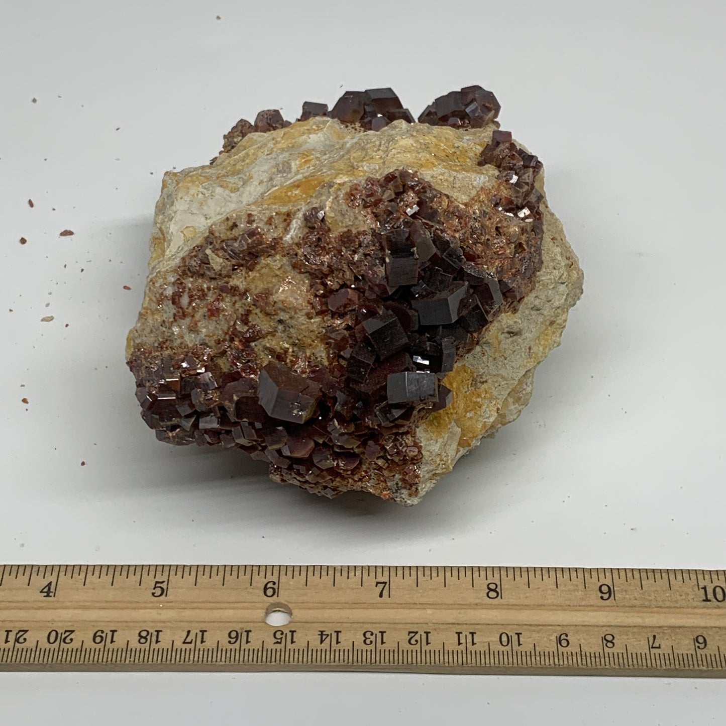 3.56 lbs, 5.2"x4"x3.1", Vanadinite Crystals Cluster Mineral Specimens, B33996