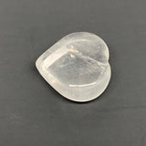 62.8g, 1.8"x2"x0.7", Natural Untreated Small Quartz Crystal Heart Reiki, B28316