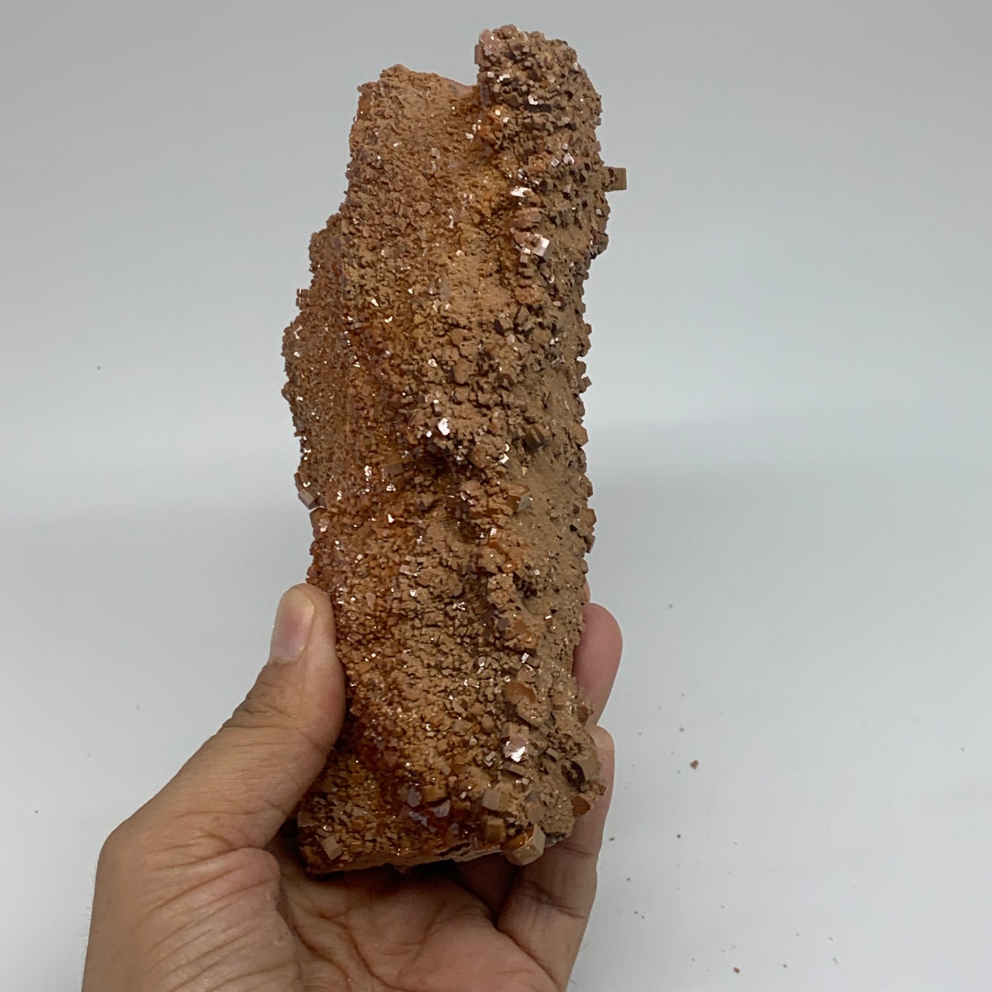 2.35 lbs, 5.8"x4.1"x2.1", Vanadinite Crystals Cluster Mineral Specimens, B33998