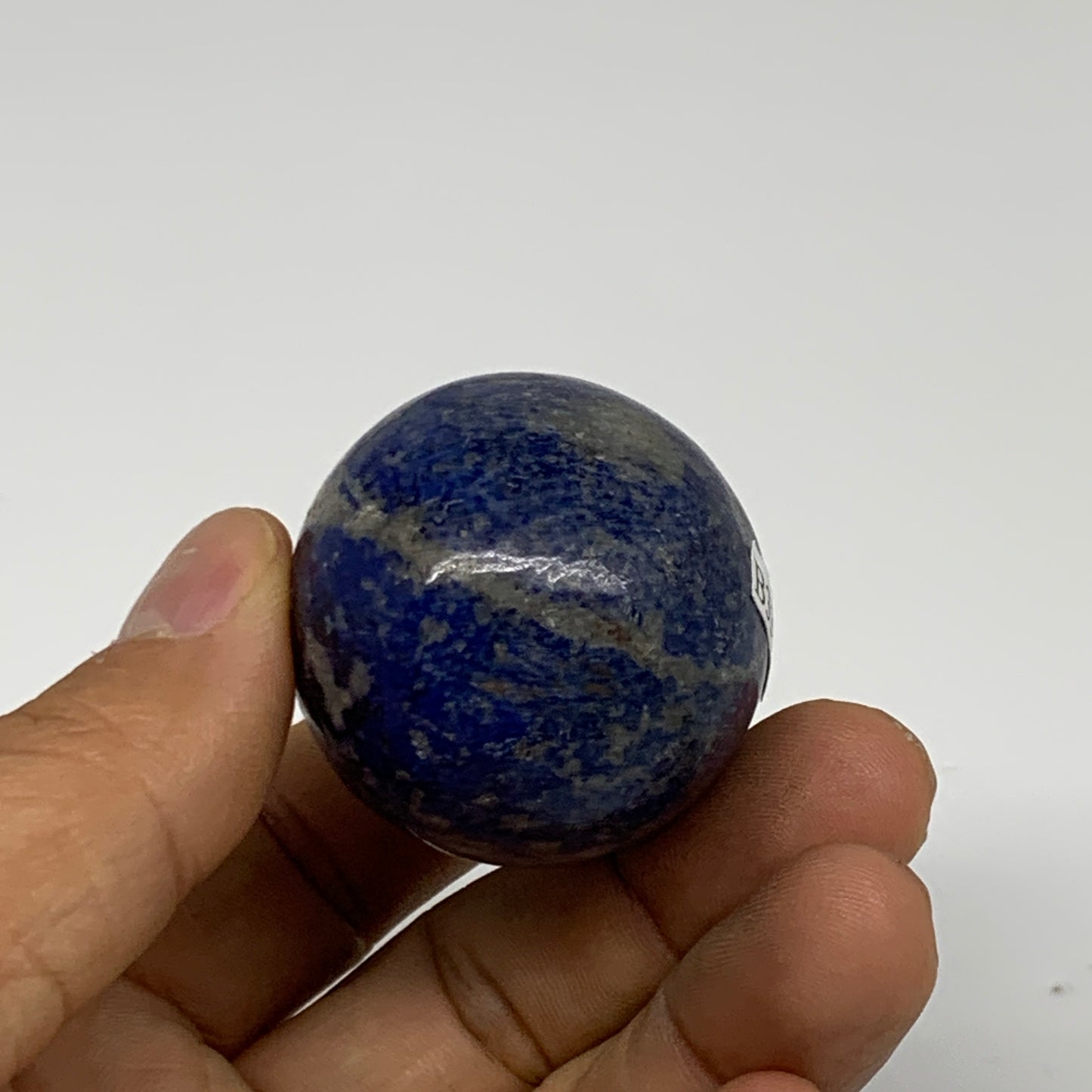 112.3g, 2.1"x1.4", Natural Lapis Lazuli Egg Polished, Clearance, B33374