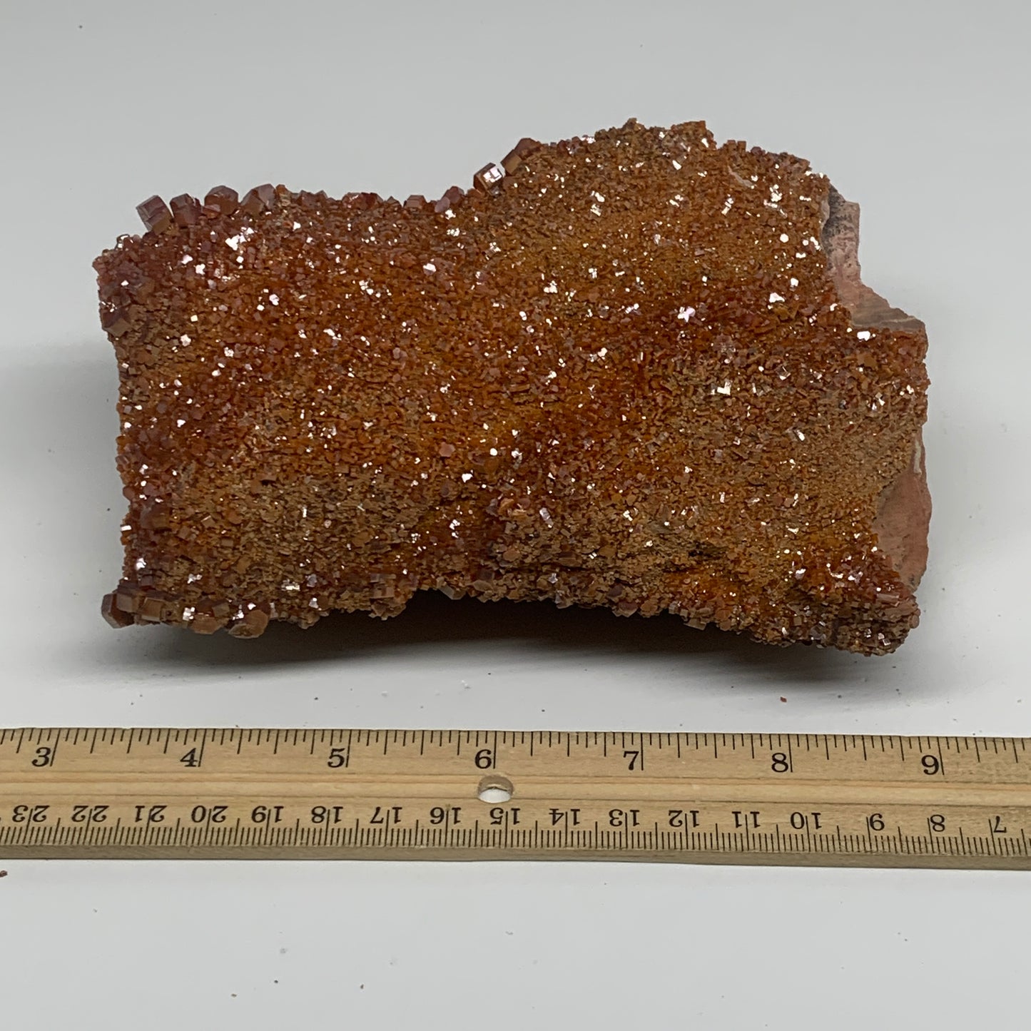 2.35 lbs, 5.8"x4.1"x2.1", Vanadinite Crystals Cluster Mineral Specimens, B33998