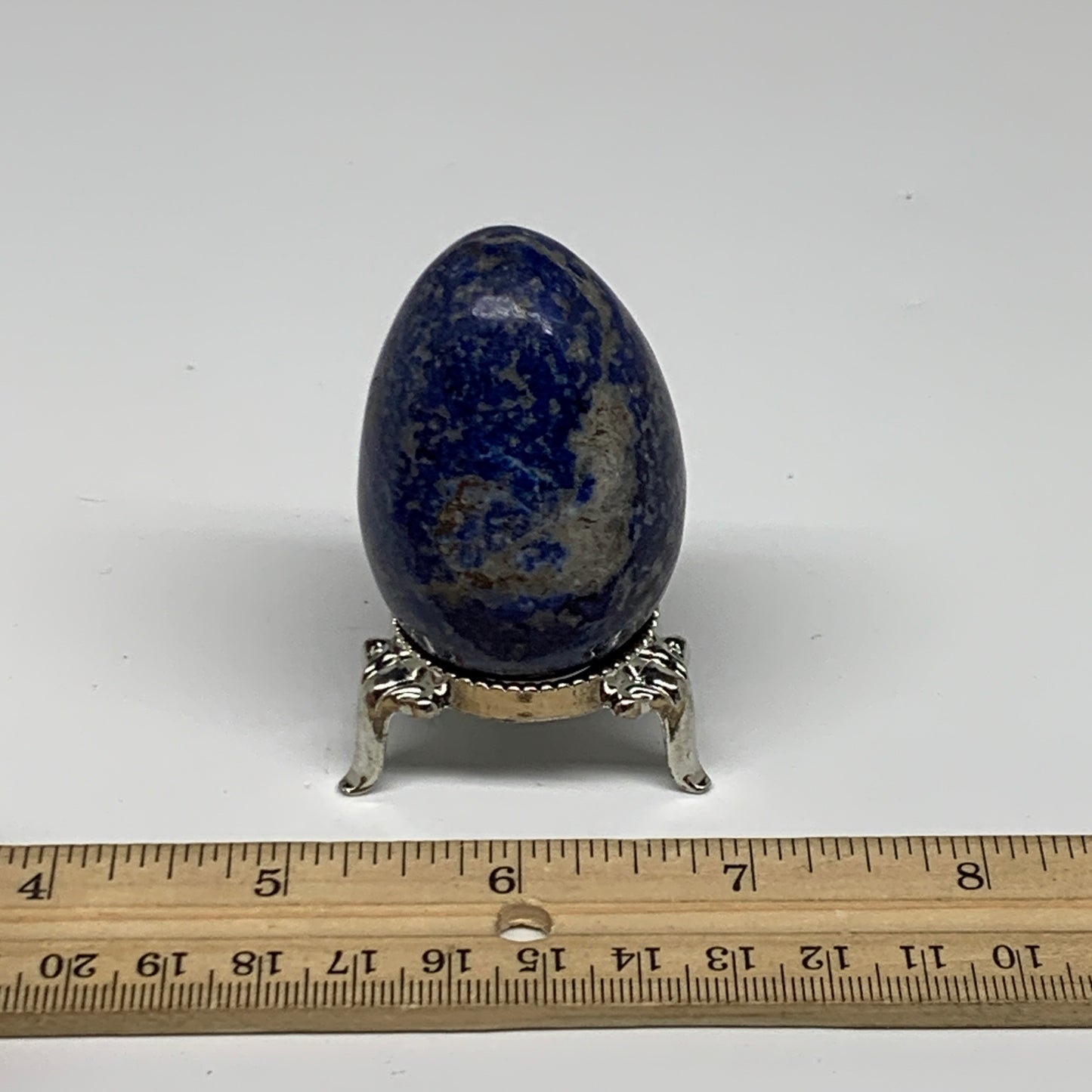 112.3g, 2.1"x1.4", Natural Lapis Lazuli Egg Polished, Clearance, B33374