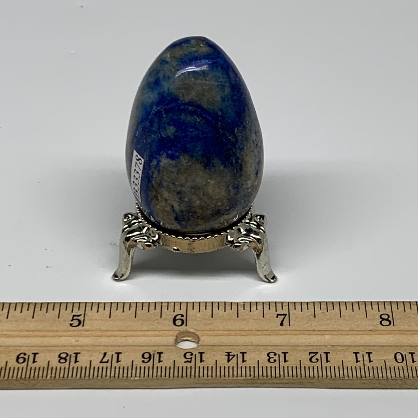 91.1g, 2.1"x1.4", Natural Lapis Lazuli Egg Polished @Afghanistan, B33378