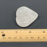 60g, 1.7"x1.9"x0.8", Natural Untreated Small Quartz Crystal Heart Reiki, B28320
