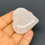 57.6g, 1.8"x1.9"x0.8", Natural Untreated Small Quartz Crystal Heart Reiki, B2832