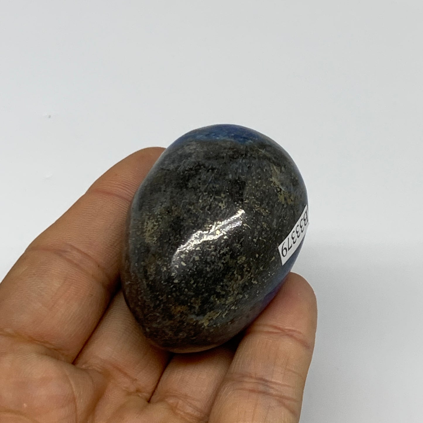 95.2g, 2"x1.4", Natural Lapis Lazuli Egg Polished @Afghanistan, B33379