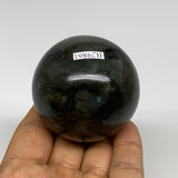 221.4g, 2.1"(53mm), Labradorite Sphere Gemstone,Crystal @Madagascar, B29861