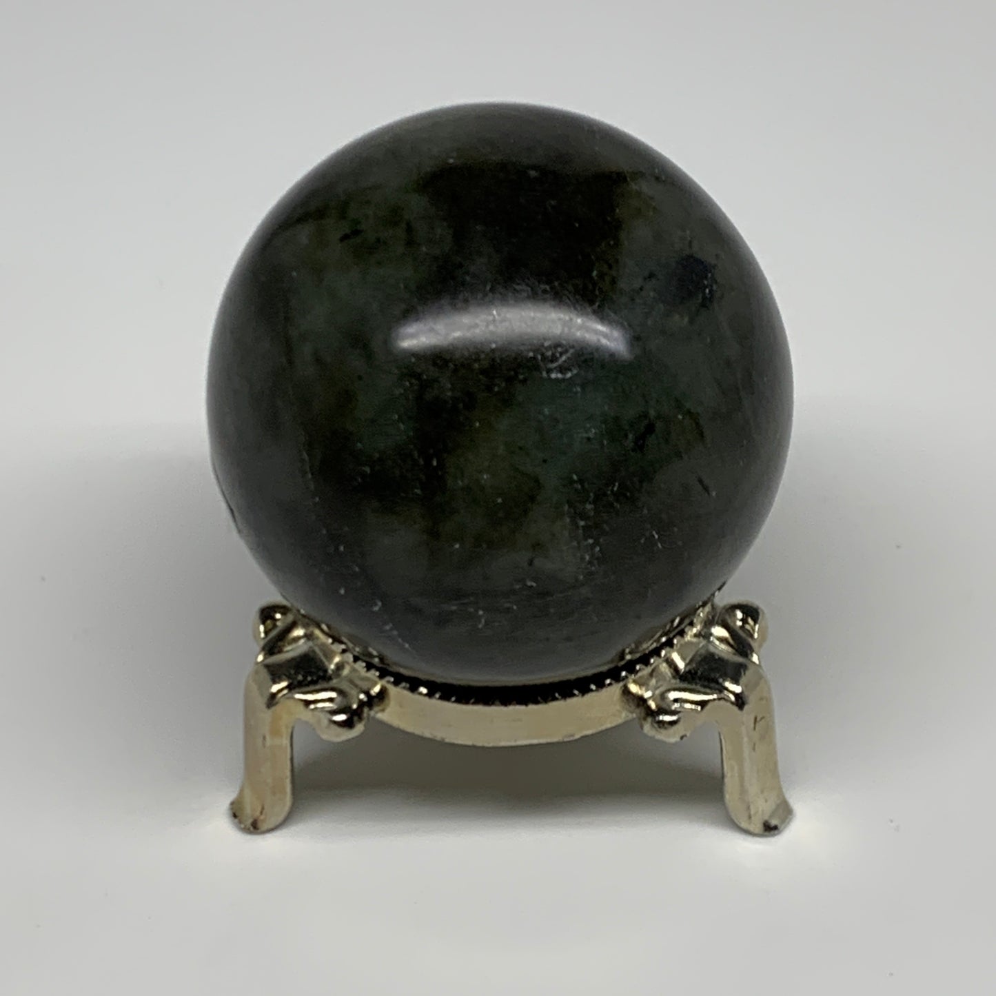 221.4g, 2.1"(53mm), Labradorite Sphere Gemstone,Crystal @Madagascar, B29861