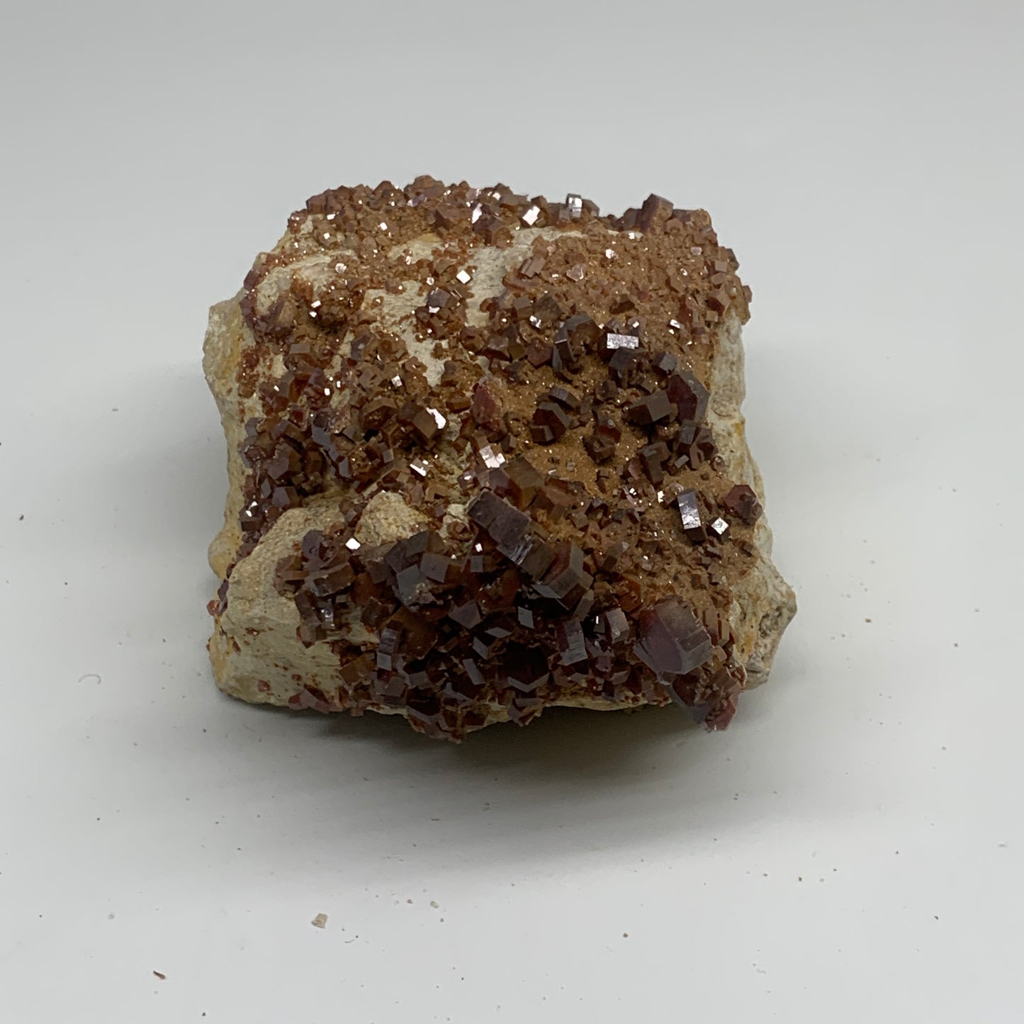 4.19 lbs, 4.6"x4.1"x2.9", Vanadinite Crystals Cluster Mineral Specimens, B34009