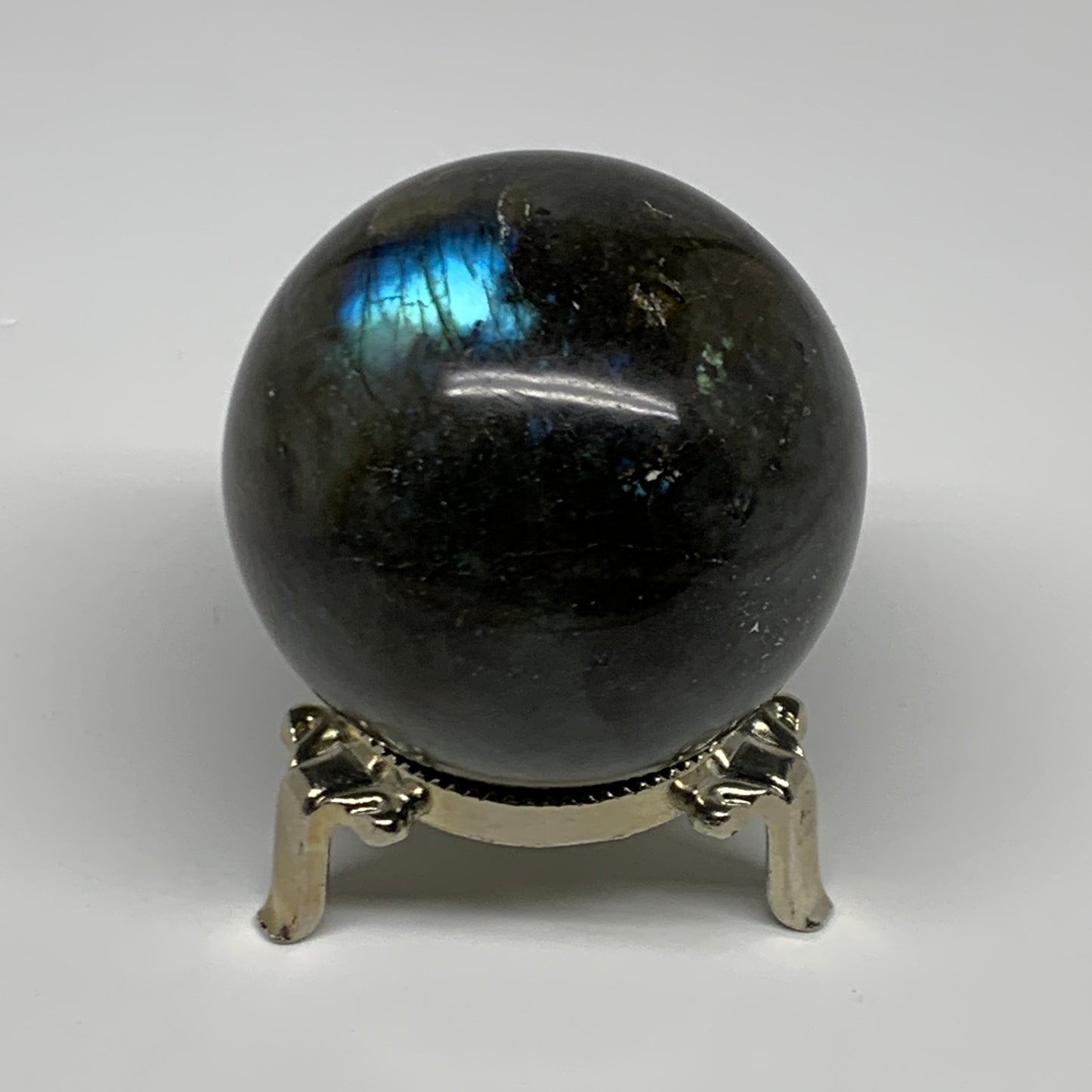 275.7g, 2.3"(58mm), Labradorite Sphere Gemstone,Crystal @Madagascar, B29862