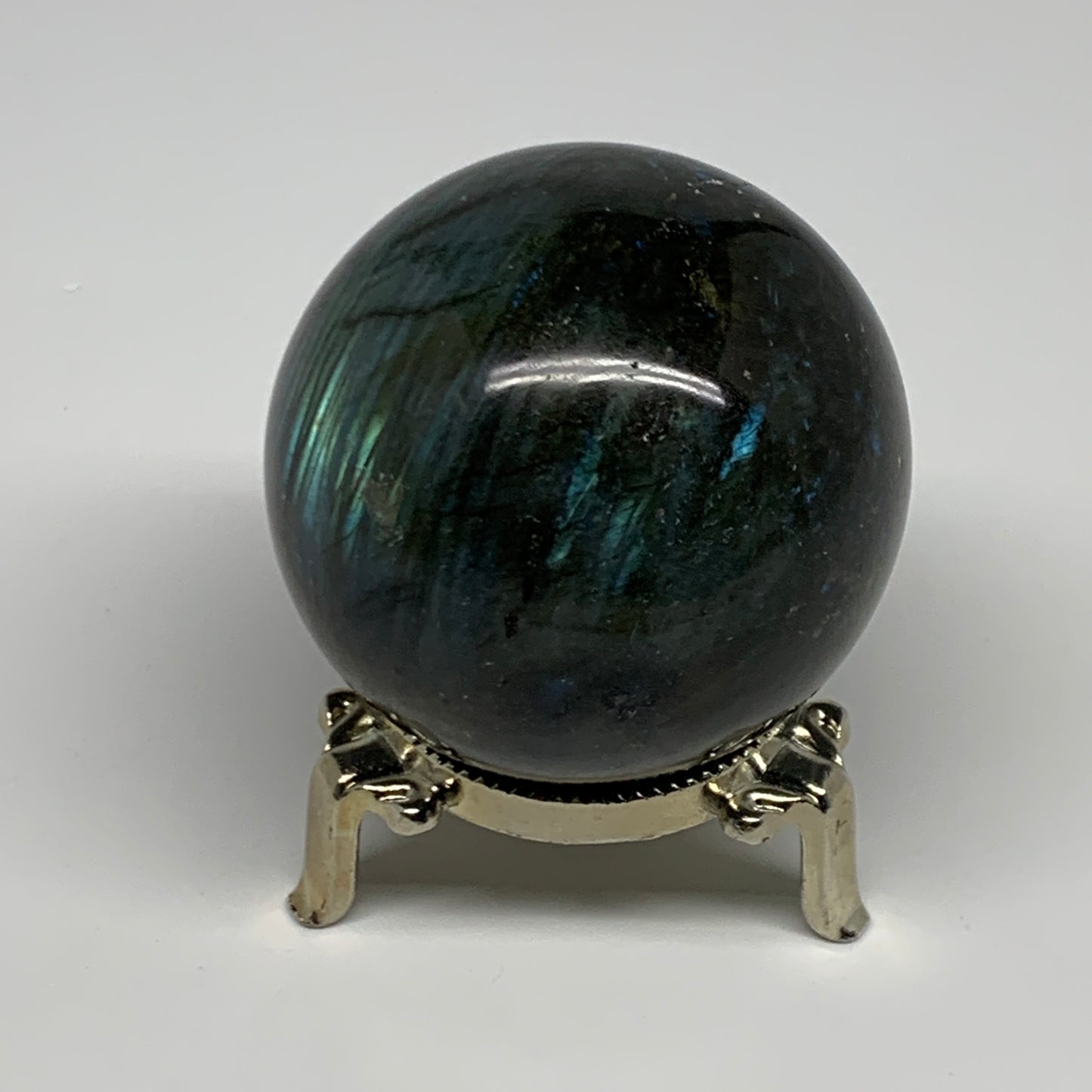 268.6g, 2.3"(58mm), Labradorite Sphere Gemstone,Crystal @Madagascar, B29865